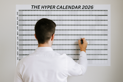 The Hyper Calendar 2026 - Calendario de Alta Productividad - Calendario De Gran Formato